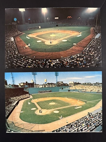 Lot of 2 Fenway Park Boston Red Sox Postcards 5 1/2 x 8 1/2 Cover