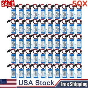 50pcs ALLEN-BRADLEY 1756-BA2 PLC Controller Batteria BR2/3A-AB 94811501 Batteria - Foto 1 di 8