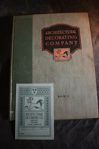 1928 Book of Designs Plastic Ornaments - Architect Decorating Co., Chjicago HC - Picture 1 of 12