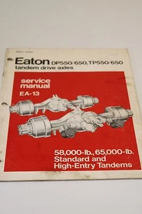 Eaton DP550/650,TP550/650 Tandem Drive Axles Service Manual EA-13 - Picture 1 of 5