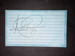 Adam Rosales, REDS (2008 Debut) SIGNED 3x5 Index Card (HS) - Bild 1 von 1