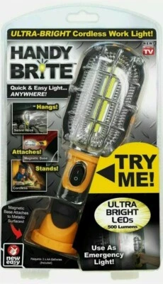 HANDY BRIGHT Ultra-Bright LED Cordless Work Light Quick & Easy Light, Hands Free - Image 1 of 4
