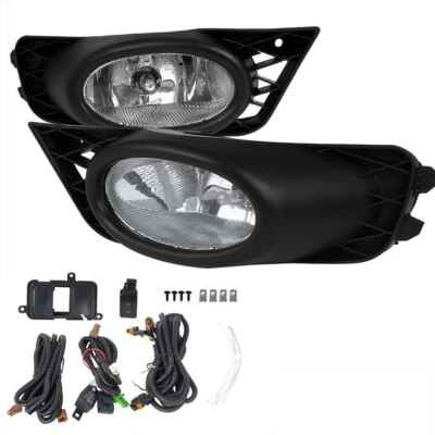 Kit de luces antiniebla transparentes de 4 puertas para Honda Civic FB 2009-2011 EX DX LX SI Mugen Foto 1 de 3