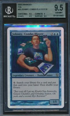 Unhinged Johnny, Combo Player BGS 9.5 Graded Magic MTG FOIL (8465) - Image 1 of 3
