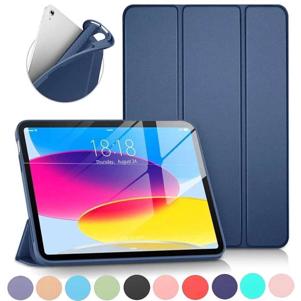 Tasche für iPad Air 4 5 6/7/8/9/10/11th Gen Pro 11 Smart Case Schutz Hülle Etui - Bild 1 von 4