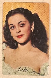 Tarjeta coleccionable Estelita Movies Star 1953 #24, galletas de madre - Imagen 1 de 2