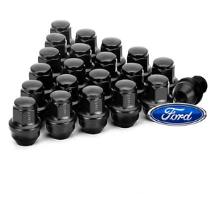 (24)FIT FORD F-150 2015-2020 OEM REPLACEMNT SOLID LUG NUTS 14X1.5 THREAD - Picture 1 of 4