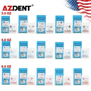 AZDENT Dental Orthodontic Elastics Braces Rubber Bands 3.5/5.0/6.5OZ 5000Pcs - Picture 1 of 29