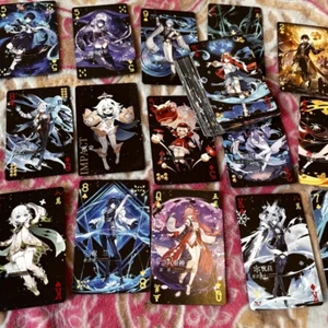 Premium Waterproof Genshin Impact Exotic Anime Playing Cards - New - Picture 1 of 4