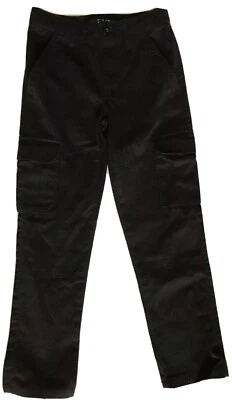 French Toast Boy's Uniform Straight Leg Cargo Pants Black Size 8 - Image 1 of 4