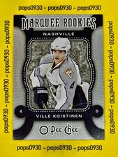 Ville Koistinen, Nashville Predators, 2007, O-Pee-Chee, Marquee Rookies, #564