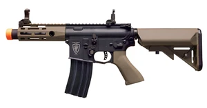 Umarex Elite Force EF M4 CQCX-6MM-BLACK/TAN AEG 6mm Airsoft Rifle with EyeTrace - Picture 1 of 18