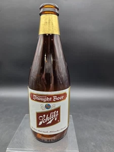 Vintage 1966 Schlitz Bierflasche vom Fass 12 Unzen Glas braun früh Milwaukee Wi - Bild 1 von 8