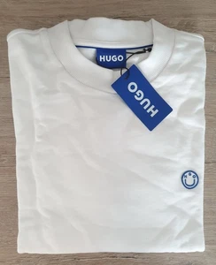 Hugo Boss Ninnyo Strick Pullover Sweater XL ( eher 3XL) Weiß White zu Gant Jeans - Bild 1 von 3