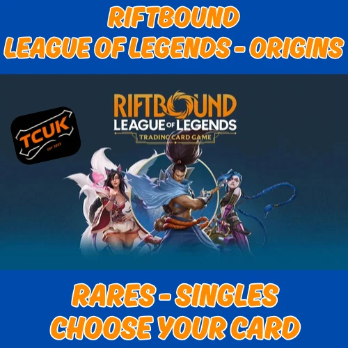 RIFTBOUND LEAGUE OF LEGENDS - ORIGINS - RARES - SINGLES - CHOOSE YOUR CARD - Image 1 of 1