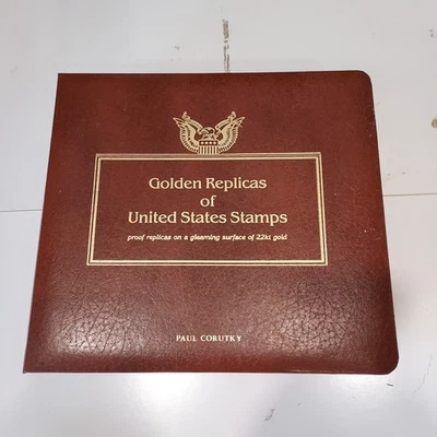 Golden Replicas of United States Stamps in 22K Gold 1991-1992 (41 Stamps) Nice! - Image 1 of 4