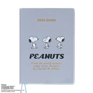 2026 Schedule Book Agenda Planner Sanrio Snoopy B6 Block Diary Weekly - Picture 1 of 6