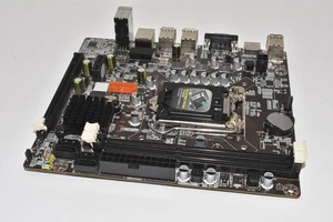 ZX-H61C-B75 scheda madre generica Intel LGA1155 DDR3 mATX senza piastra di protezione IO - Foto 1 di 2
