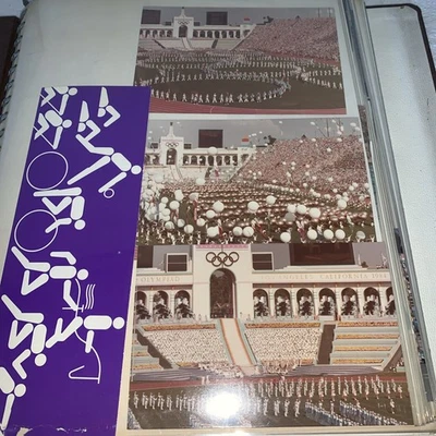 1984 Los Angeles Olympic Games XXIIIrd Photo Album Scrapbook Opening Ceremony - Image 1 of 4