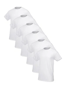 Men's Big & Tall Premium Undershirts | Comfortable Fit | Soft Cotton Blend - Picture 1 of 4