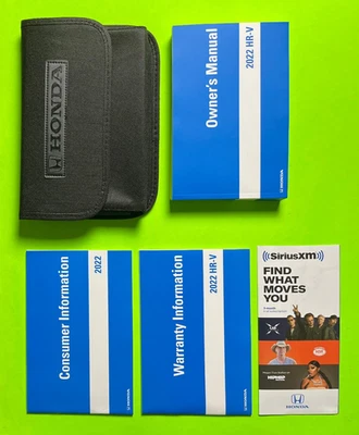 Honda HR-V 2022 juego manual del propietario de fábrica y estuche *OEM* Foto 1 de 3