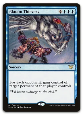 Blatant Thievery #87 (NM) Commander 2015 C15 Magic MTG - Image 1 of 2