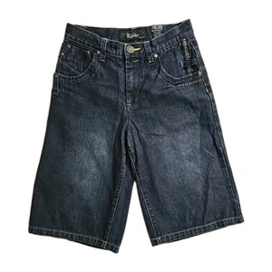 Vtg Y2K Raider Jean Co Denim Shorts Blue Skater Boys Size 14 - Picture 1 of 6