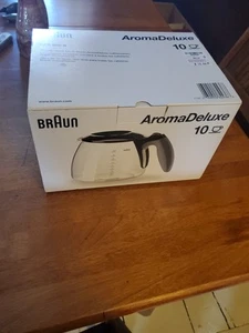 Braun Kaffeemaschine Glaskaraffe, AromaDeluxe, schwarz, KFK500 - Bild 1 von 7