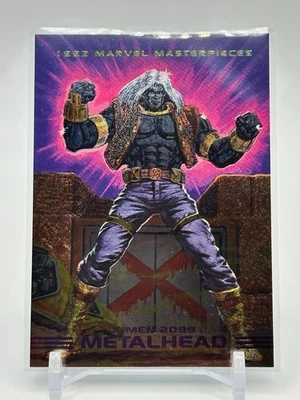 SkyBox Marvel Masterpieces X-Men 2099 1993 Metalhead Dyna grabado tarjeta insertada #S4 Foto 1 de 2