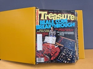 Treasure Magazine 1982 Complete 12 Issues & Binder! Metal Detecting Hunting RARE - Picture 1 of 17