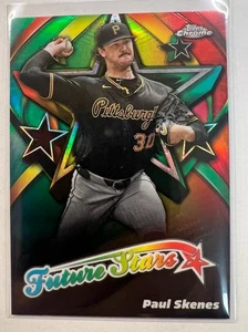 2025 Topps Chrome Paul Skenes Future Stars Insert - Picture 1 of 2