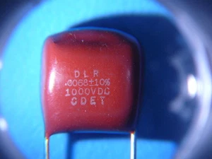 CORNELL DUBILIER .0068uf 10% 1000V Film/Foil Polyester Capacitor **NEW** Qty.20 - Picture 1 of 1