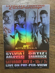 2010 Topps UFC Fight #FPR-UFC61 Sylvia/Arlovski/Ortiz/Shamrock - Picture 1 of 2
