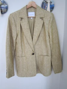 NWOT WITCHERY Linen Blazer - Size 8 - Picture 1 of 2