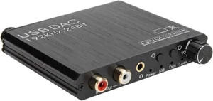 Convertidor de audio digital a analógico premium de 24 bits 192 kHz y tarjeta de sonido USB - Imagen 1 de 8
