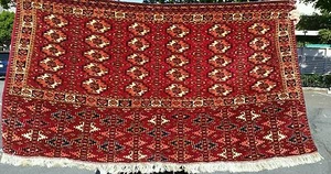NICE OLD CHUVAL RUG - Picture 1 of 5
