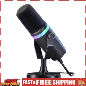 XLR/USB Dynamic Gaming Microphone RGB Dynamic Microphone for Streaming Recording - Afbeelding 1 van 12