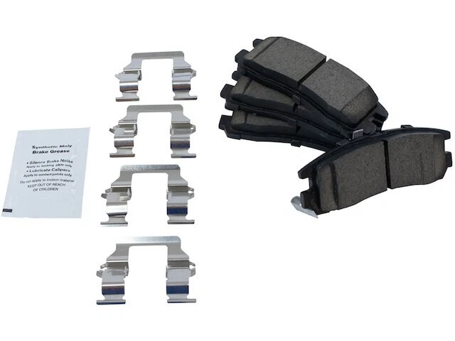 TRQ 22KM96Z Rear Brake Pad Set Fits 1995-1998 Eagle Talon Ceramic Brake Pads - Image 1 of 1