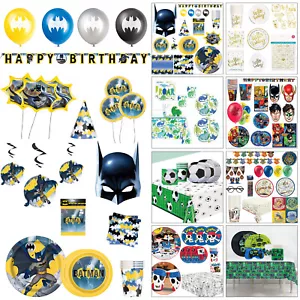 Juego de globos de superhéroe decoración lámina látex niños fiesta de cumpleaños pancarta plato taza - Imagen 1 de 62