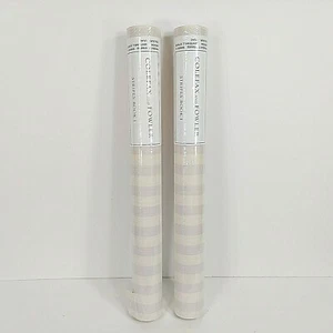 Colefax & Fowler Whitewell Stripe Lilac Wallpaper 2 Dbl Rolls England 07935 NEW - Picture 1 of 8