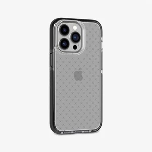 TECH21 EVO CHECK CASE FOR IPHONE 13 PRO HYGIENE PROTECT SMOKEY BLK NEW T21-9192 - Picture 1 of 2