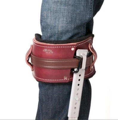 Weaver Leather Shin Cup Pads With Metal Insert Fits Buck Bashlin & Climb Right