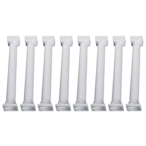 8 Pcs Cake Pillars Columns Tier Support Roman Stand Wedding Decor Baby - Picture 1 of 11