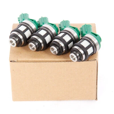 4Pcs New Fuel Injectors For 1996-2004 Nissan Pickup Frontier Xterra 2.4L JS4D-2 - Image 1 of 4