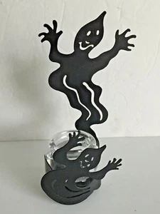 "Caldero de mesa votivo fantasma para velas de vidrio Partylite Shadowdancers 8,5" - Imagen 1 de 8