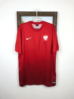 Poland Away football shirt 2016 Soccer Nike Jersey Red National Team Mens Sz XL - Image 1 of 4