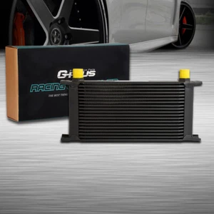 New Universal 19 Row AN-10AN Aluminum Engine Oil Cooler Thermostat - Picture 1 of 6