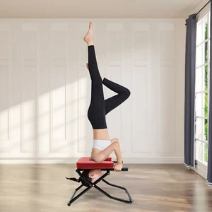 Yoga Headstand Bench Chair Stand Inversion Stool Fitness Inversion Exercise Gym - Picture 1 of 14