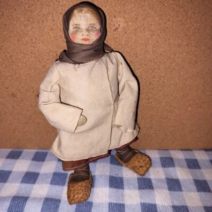 Early Russian 7" Belorusska Cloth Stockinet Girl Doll Soviet Union 1922 -on - Picture 1 of 10