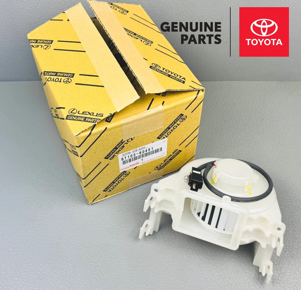 87103-60451 Toyota Land Cruiser Sequoia Lexus LX570 OEM motor soplador con ventilador Foto 1 de 4